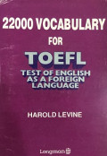 22000 Vocablulary for Toefl