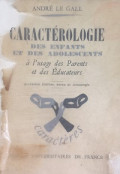 Caracterologie des enfants et des adolescents