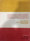 Chronique - Des Frères De L'instruction Chrétienne (N 279 - Juillet 1974)