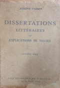 Dissertations Littéraires et Explications de Textes