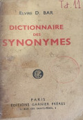 Dictionnaire des Synonymes