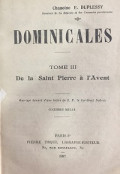 Dominicales - Tome III