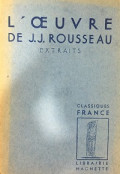 L'oeuvre De J.J. Rousseau Extraits