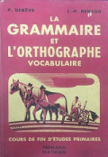 La Grammaire et L'orthographe Vocabulaire