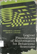 Logical foundations of mathematics for behavioral scientists