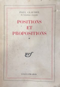 Positions et Propositions