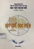 Quy chế học viện (Dòng Thánh Thể)