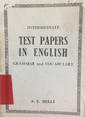 Intermediate test papers in English - Grammar and vocabulary