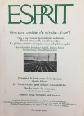 Esprit - Vers une société de pluriactivité?