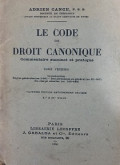 Le code de Droit canonique